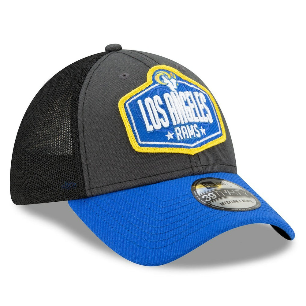 Los Angeles Rams 2021 NFL Draft Trucker 39THIRTY Flex Hat | NFL Hot