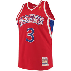 Red Allen Iverson Philadelphia 76ers 1996/97 Hardwood Classics Authentic Jersey | NBA