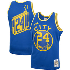 Royal Rick Barry Golden State Warriors 1966/67 Hardwood Classics Swingman Jersey sale | NBA