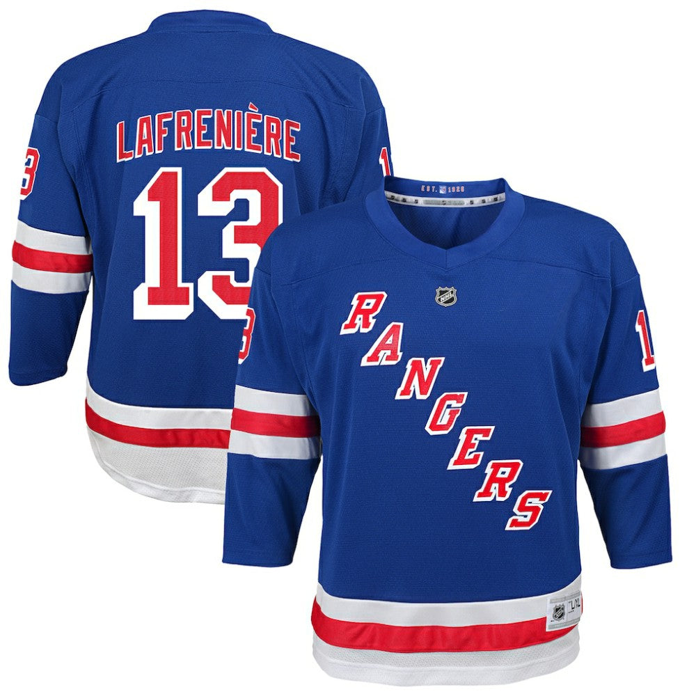 Alexis Lafreniere New York Rangers Youth Home Replica Player Jersey -  NHL Jerseys