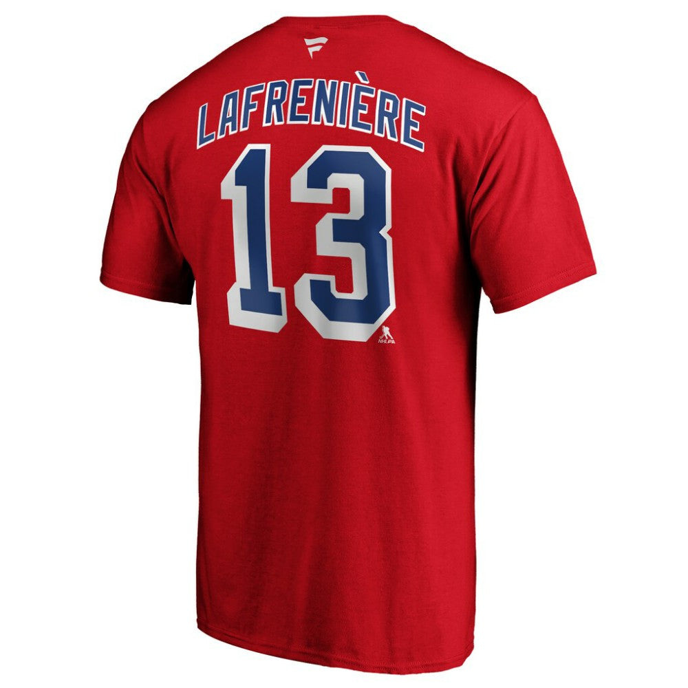 Alexis Lafrenière New York Rangers Fanatics Authentic Stack Name & Number T-Shirt -  NHL T-shirts