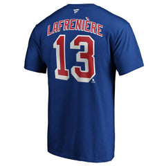 Alexis Lafrenière New York Rangers Fanatics Authentic Stack Name & Number T-Shirt -  NHL T-shirts