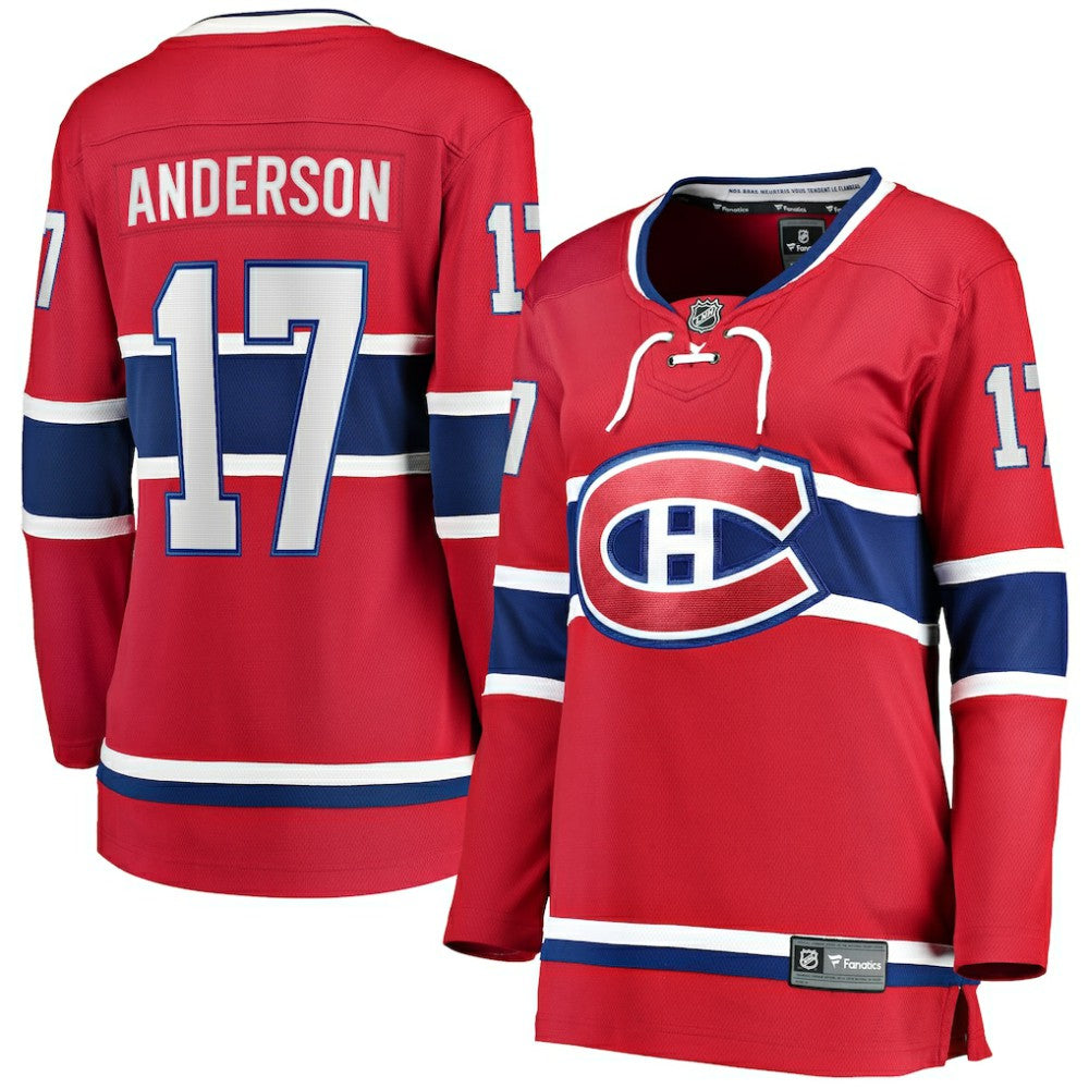 Josh Anderson Montreal Canadiens Fanatics Women's Breakaway Player Jersey -  NHL Jerseys