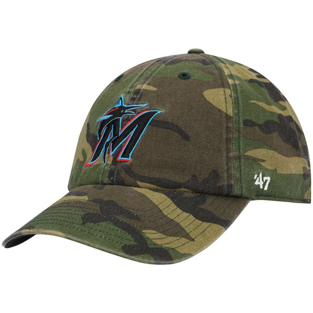 Miami Marlins '47 Team Clean Up Adjustable Hat - MLB Hats