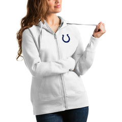 Indianapolis Colts Antigua Women's Victory Full-Zip Hoodie | NFL Online