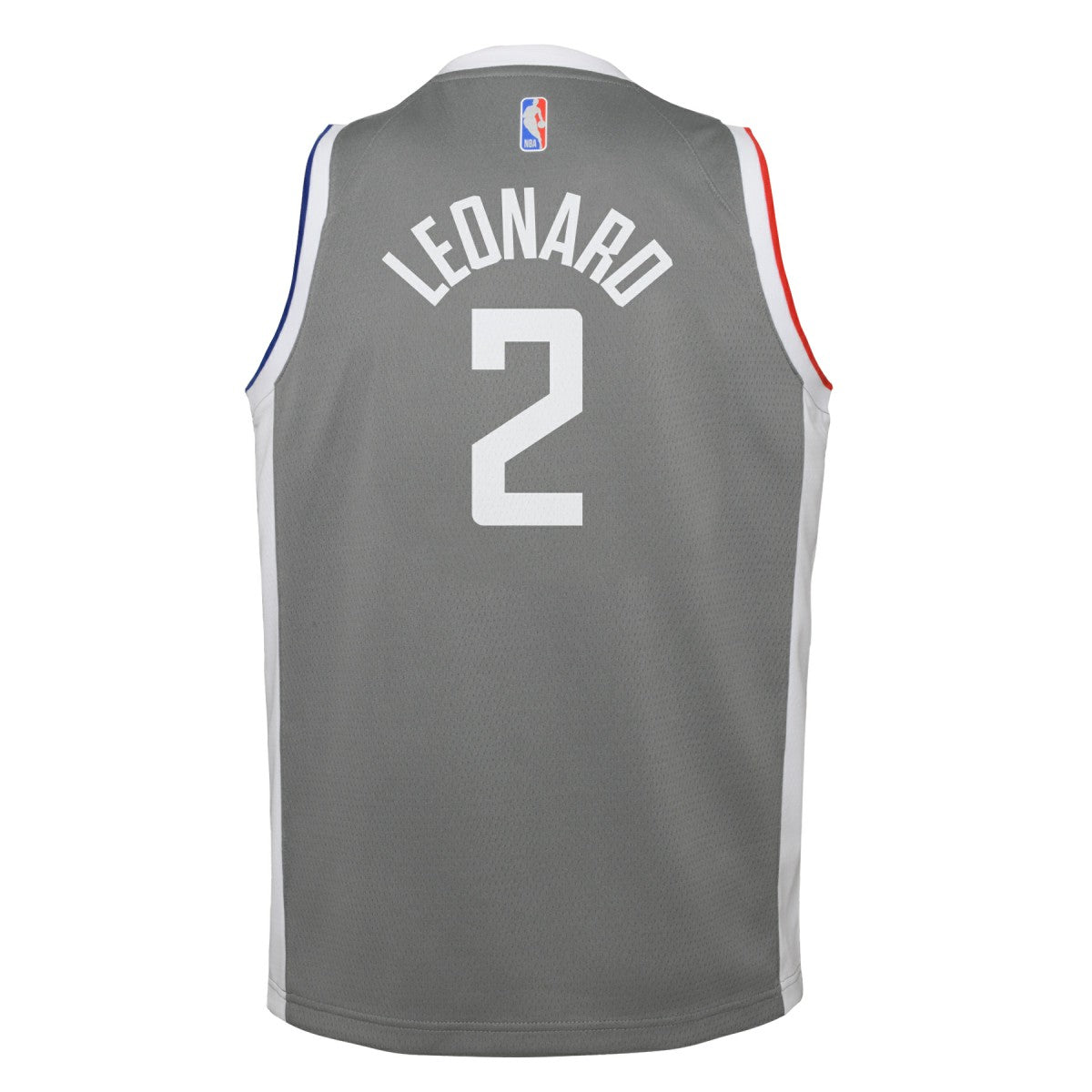Earned Edition Kawhi Leonard LA Clippers Youth 2020/21 Swingman Player Jersey Gray | NBA