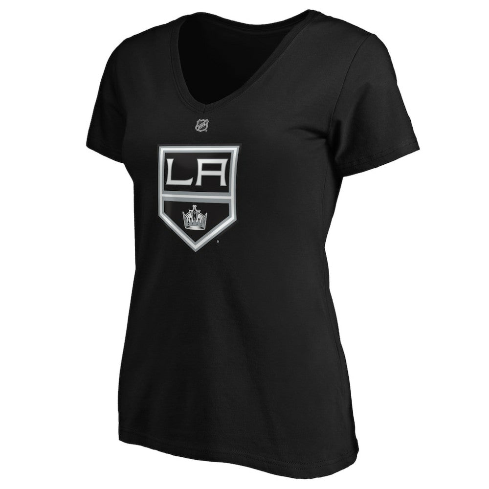 Quinton Byfield Los Angeles Kings Fanatics Women's Authentic Stack Name & Number V-Neck T-Shirt -  NHL T-shirts
