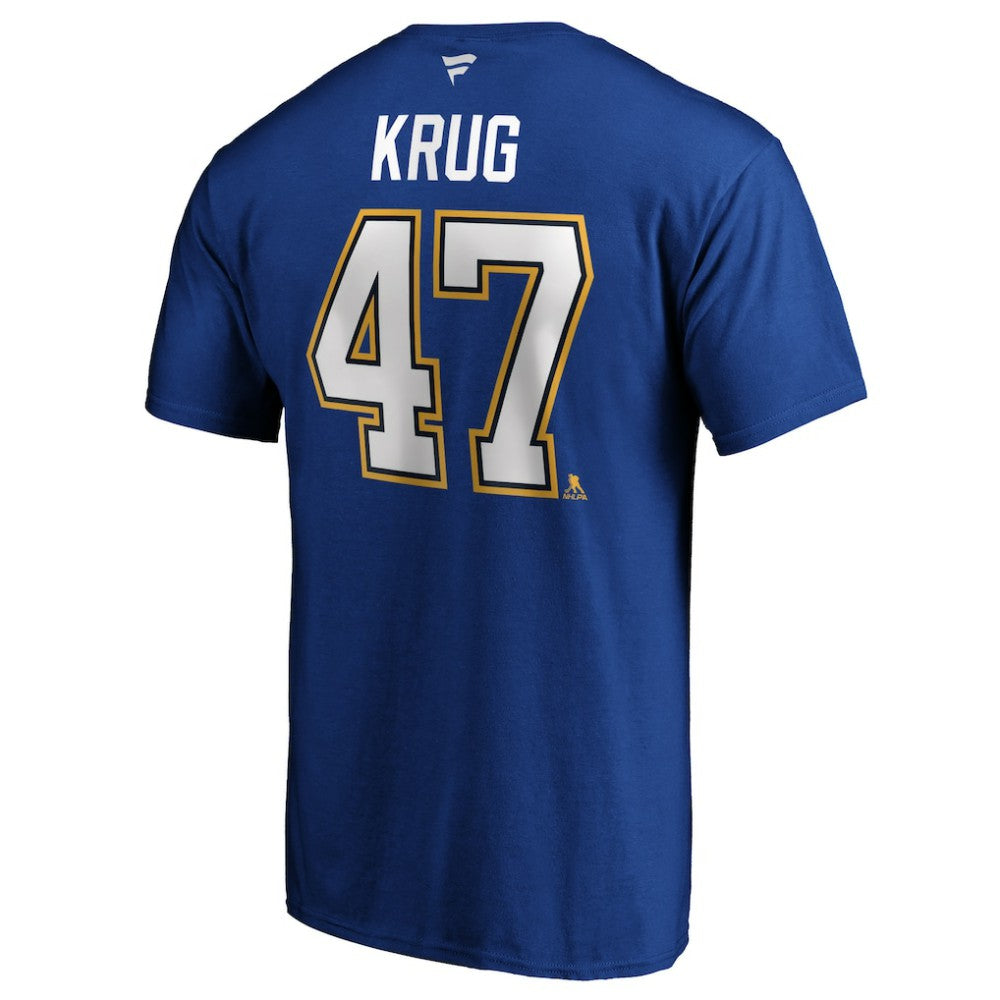 Torey Krug St. Louis Blues Fanatics Authentic Stack Name & Number T-Shirt -  NHL T-shirts
