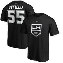 Quinton Byfield Los Angeles Kings Fanatics Authentic Stack Name & Number T-Shirt -  NHL T-shirts