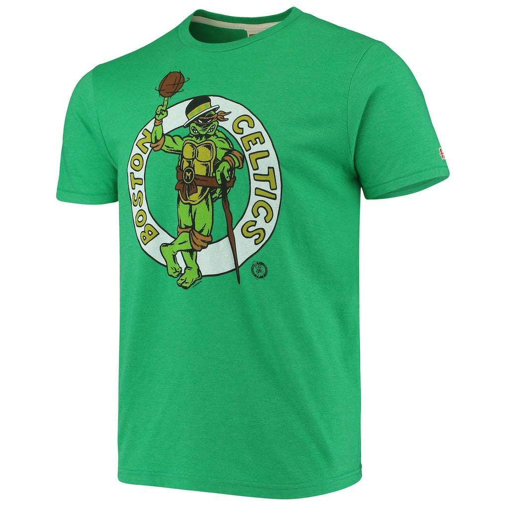 Kelly Green Boston Celtics Homage NBA x Teenage Mutant Ninja Turtles Tri-Blend T-Shirt | NBA