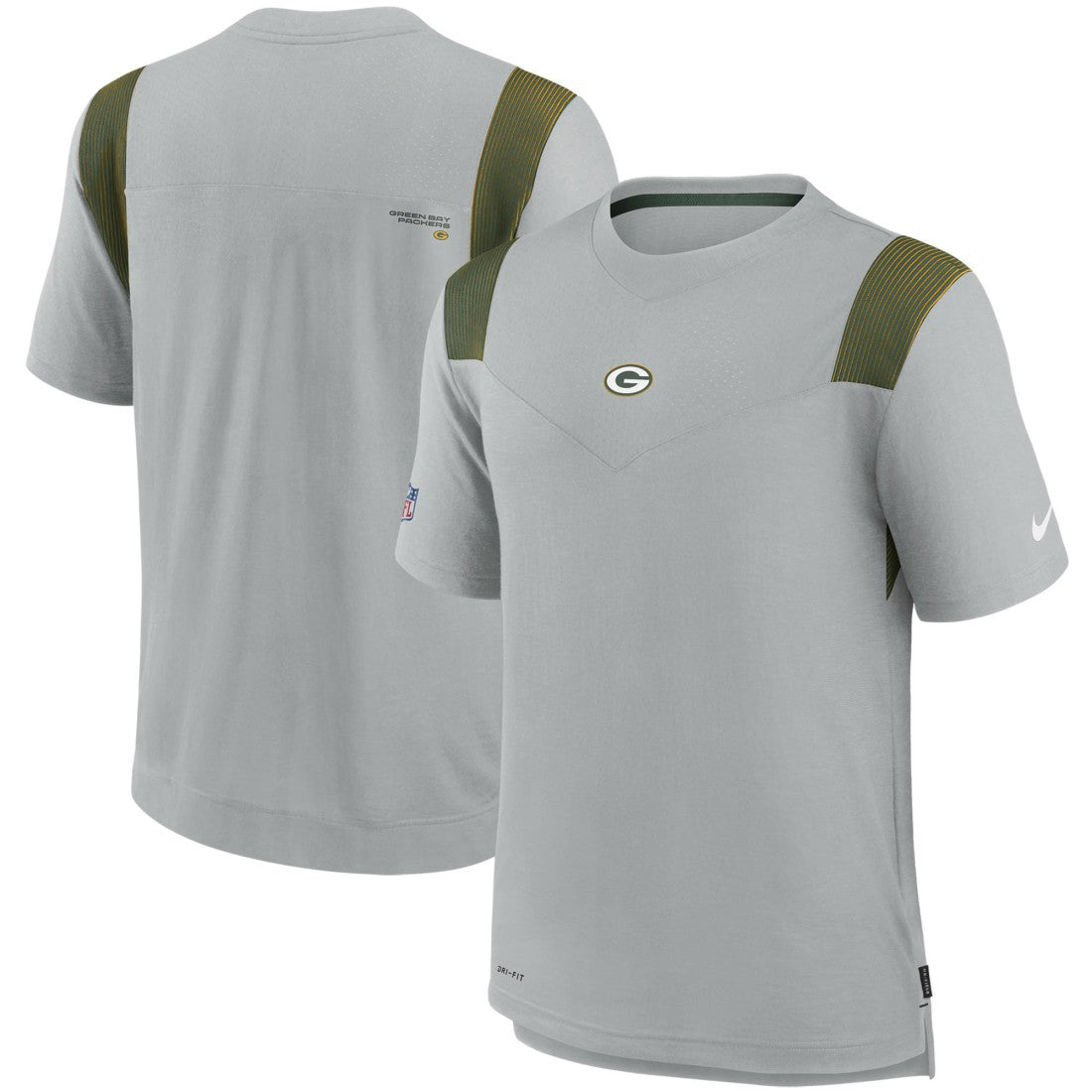 Green Bay Packers Sideline Player UV Performance T-Shirt | NFL US