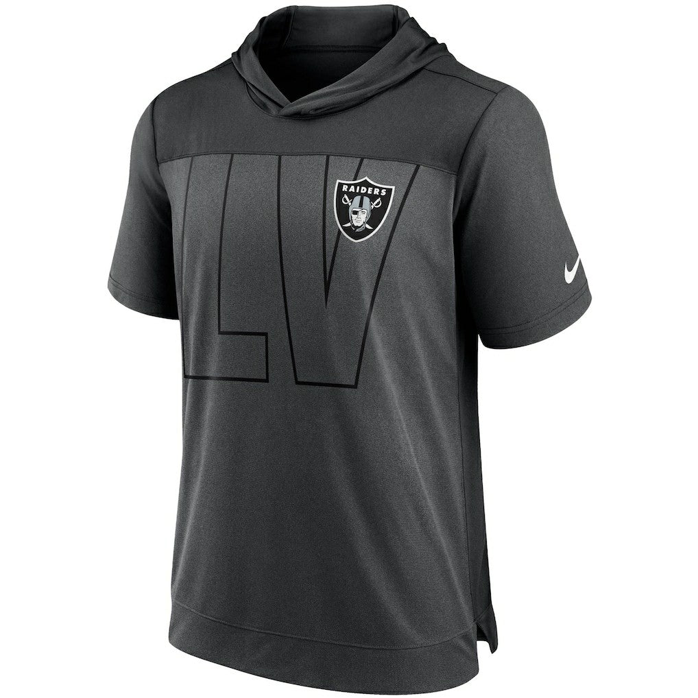 Las Vegas Raiders Performance Hoodie T-Shirt | NFL New