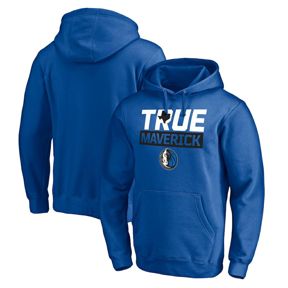 Blue Dallas Mavericks Post Up Hometown Collection Fitted Pullover Hoodie sale | NBA