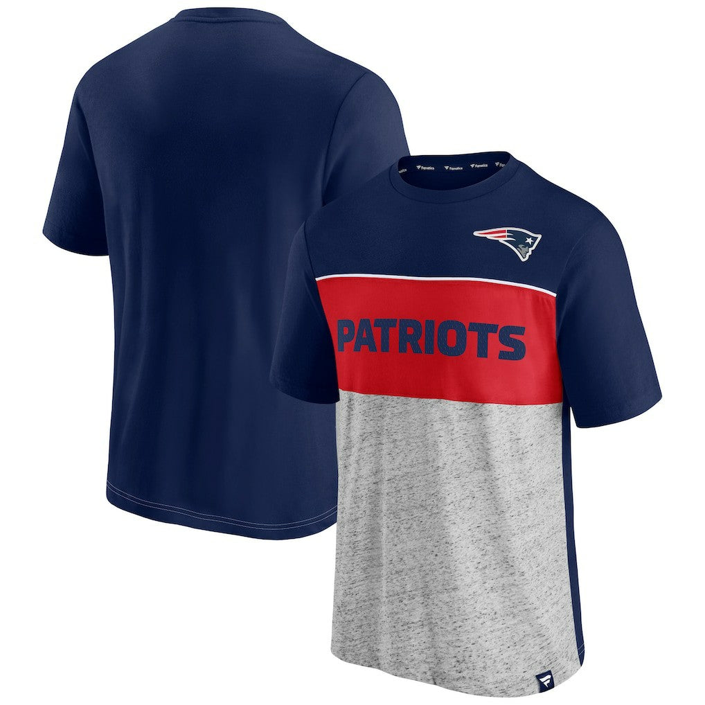 New England Patriots Colorblock T-Shirt | NFL New