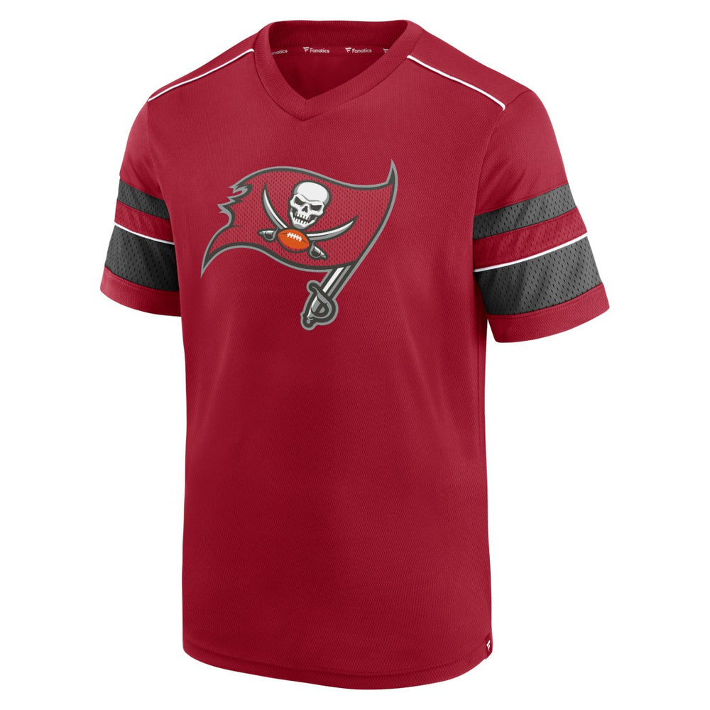 Tampa Bay Buccaneers Textured Hashmark V-Neck T-Shirt | NFL Near me