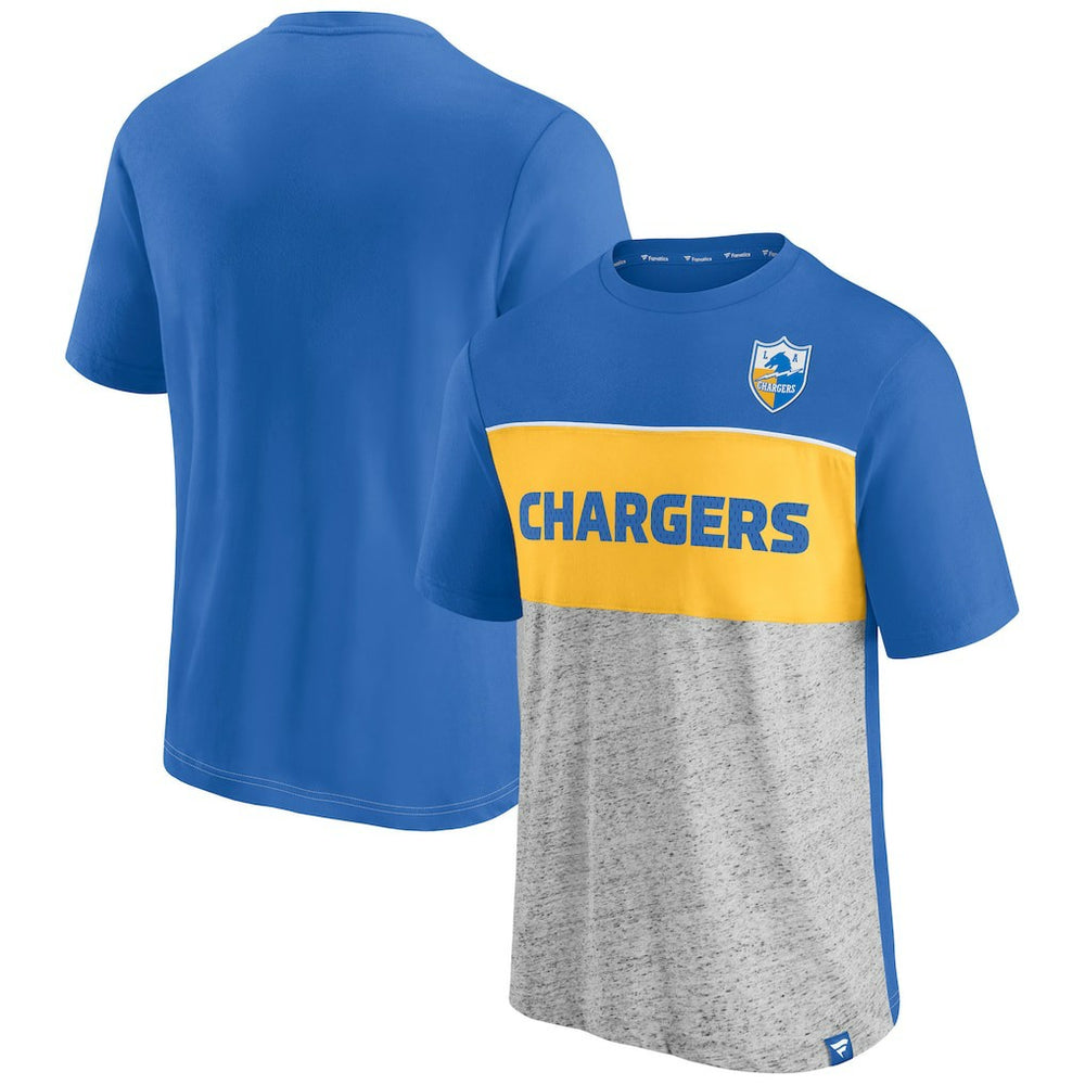 Los Angeles Chargers Throwback Colorblock T-Shirt | NFL Near me
