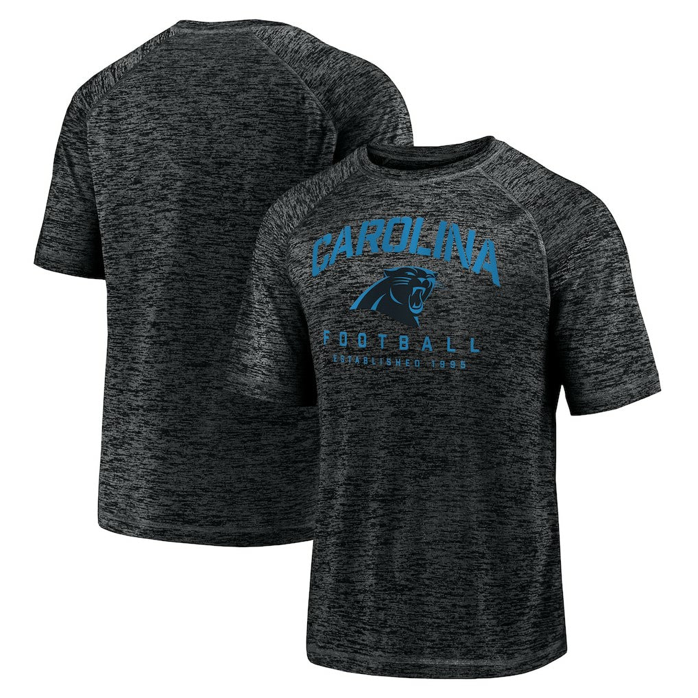 Carolina Panthers Shade Battle Ready Raglan Space-Dye T-Shirt | NFL New