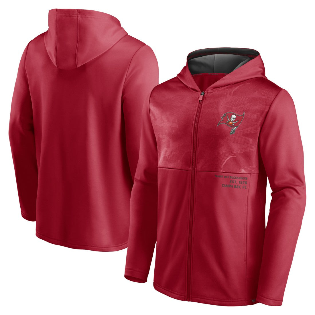 Tampa Bay Buccaneers Defender Full-Zip Hoodie Jacket | NFL Discount