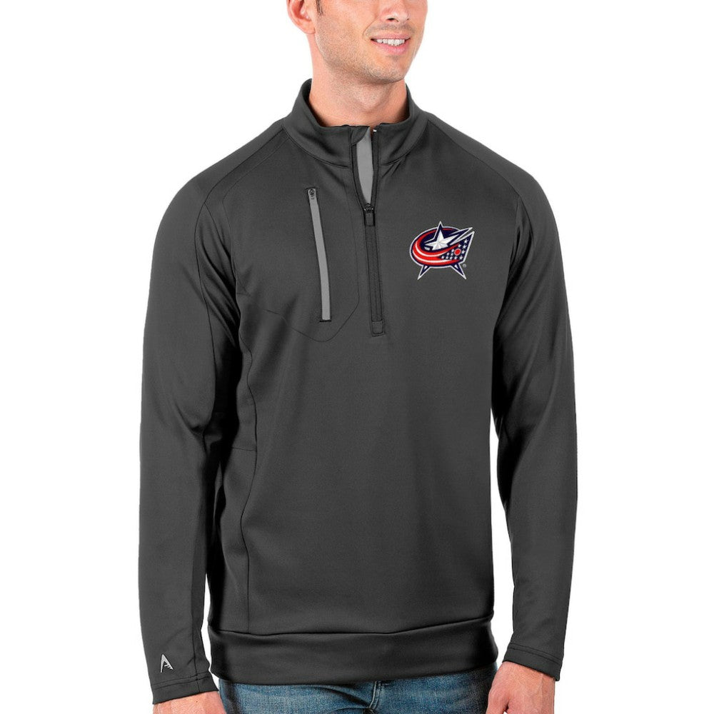 Columbus Blue Jackets Antigua Generation Quarter-Zip Pullover Jacket -  NHL Pullover