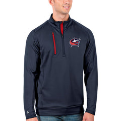 Columbus Blue Jackets Antigua Generation Quarter-Zip Pullover Jacket -  NHL Pullover