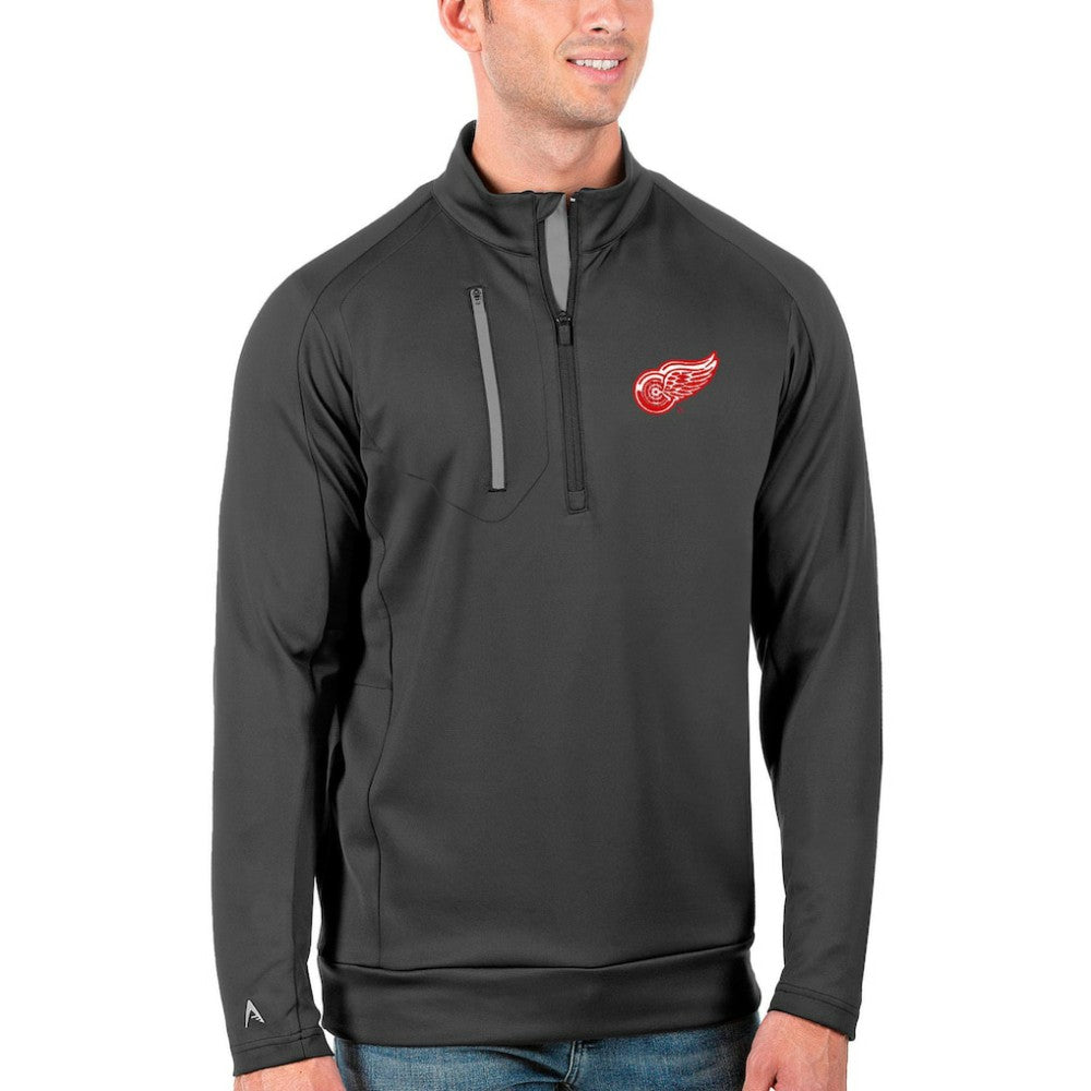 Detroit Red Wings Antigua Generation Quarter-Zip Pullover Jacket -  NHL Pullover