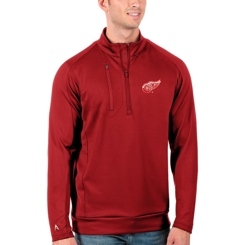 Detroit Red Wings Antigua Generation Quarter-Zip Pullover Jacket -  NHL Pullover