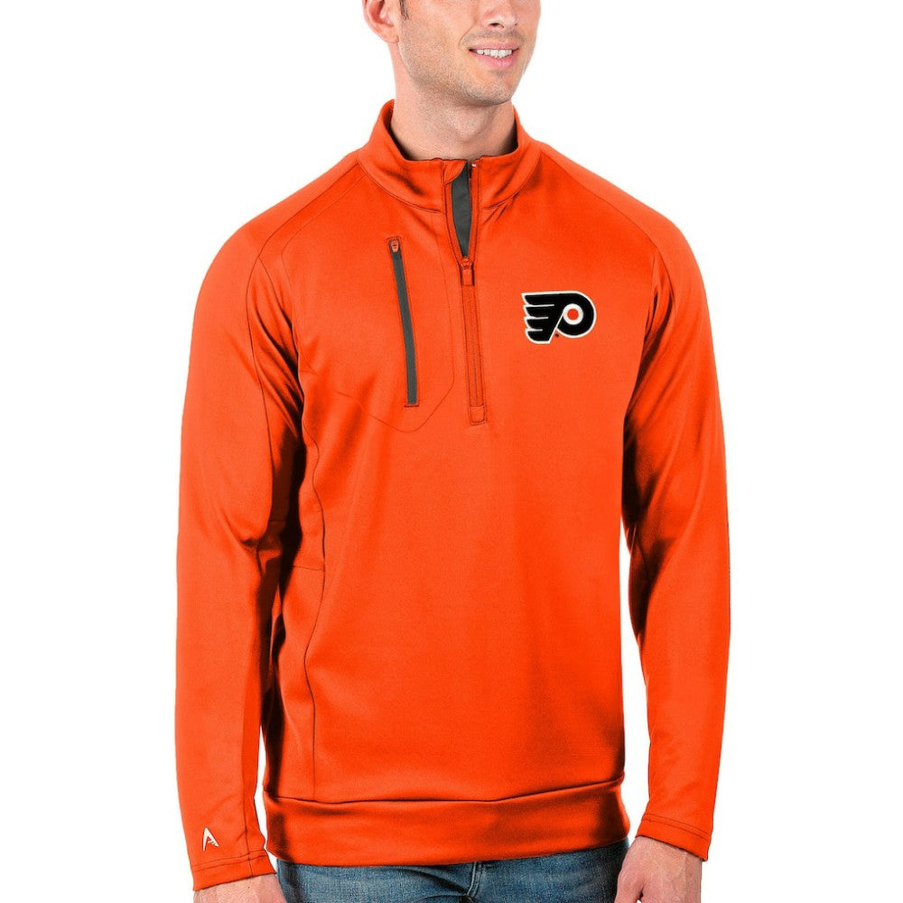 Philadelphia Flyers Antigua Generation Quarter-Zip Pullover Jacket -  NHL Pullover