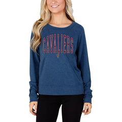Navy Cleveland Cavaliers Concepts Sport Women's Mainstream Terry Long Sleeve Top sale | NBA