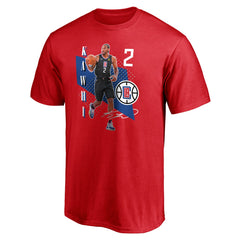 Red Kawhi Leonard LA Clippers Pick & Roll T-Shirt | NBA
