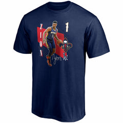 Navy Zion Williamson New Orleans Pelicans Pick & Roll T-Shirt | NBA