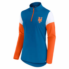 New York Mets Fanatics Women's Authentic Fleece Quarter-Zip Jacket - MLB Jackets