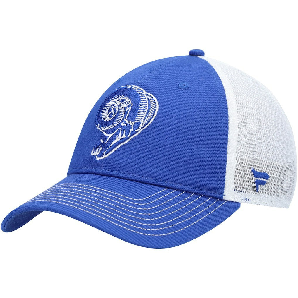 Los Angeles Rams Fundamental Vintage Trucker Unstructured Adjustable Hat | NFL New