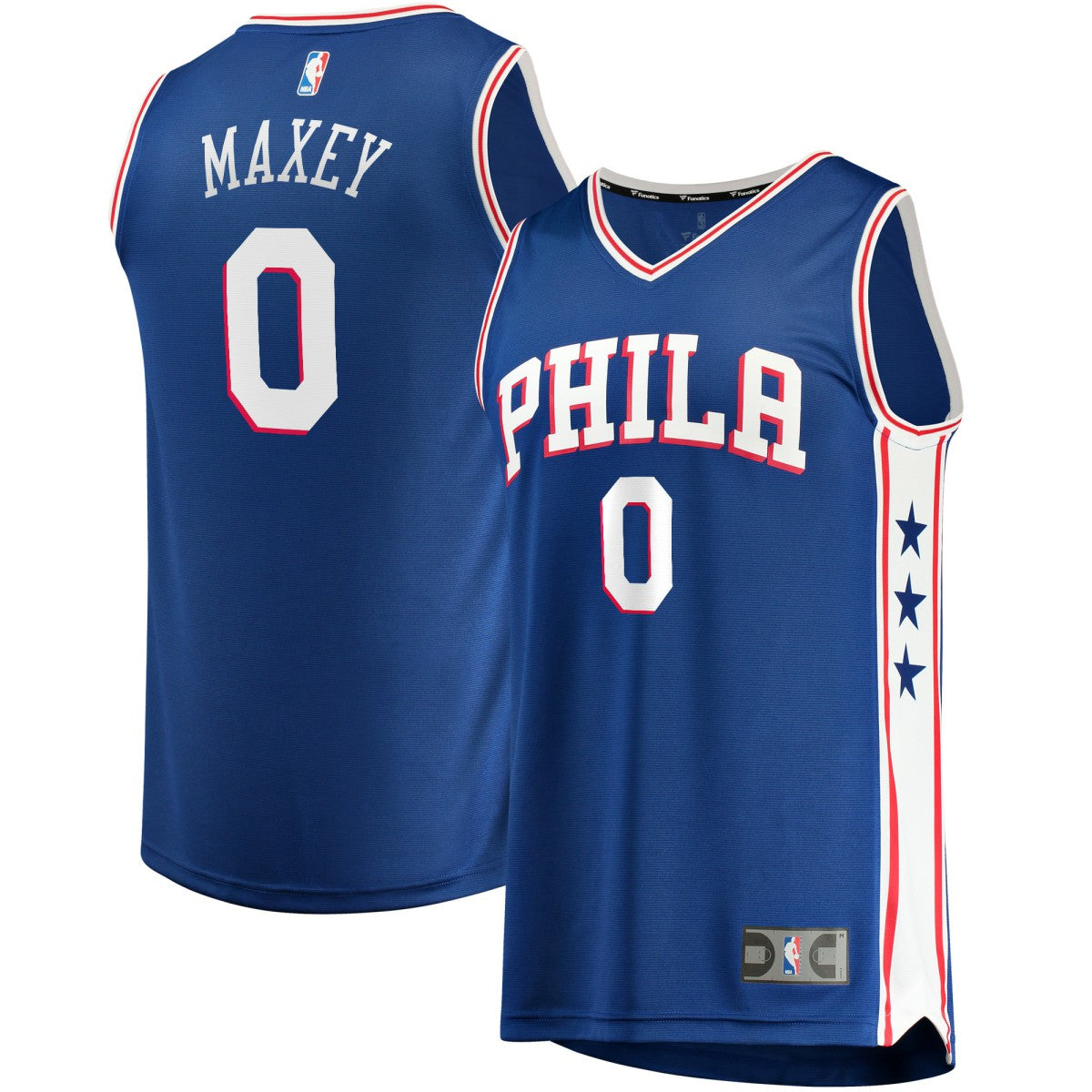 Icon Edition Tyrese Maxey Philadelphia 76ers Fast Replica Jersey Royal | NBA