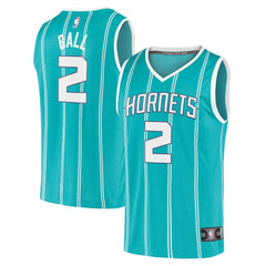 Icon Edition LaMelo Ball Charlotte Hornets Fast Break Replica Jersey Teal | NBA