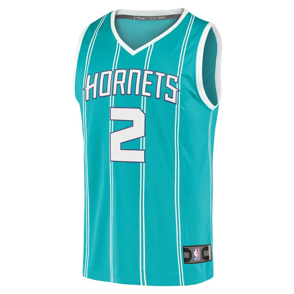 Icon Edition LaMelo Ball Charlotte Hornets Fast Break Replica Jersey Teal | NBA