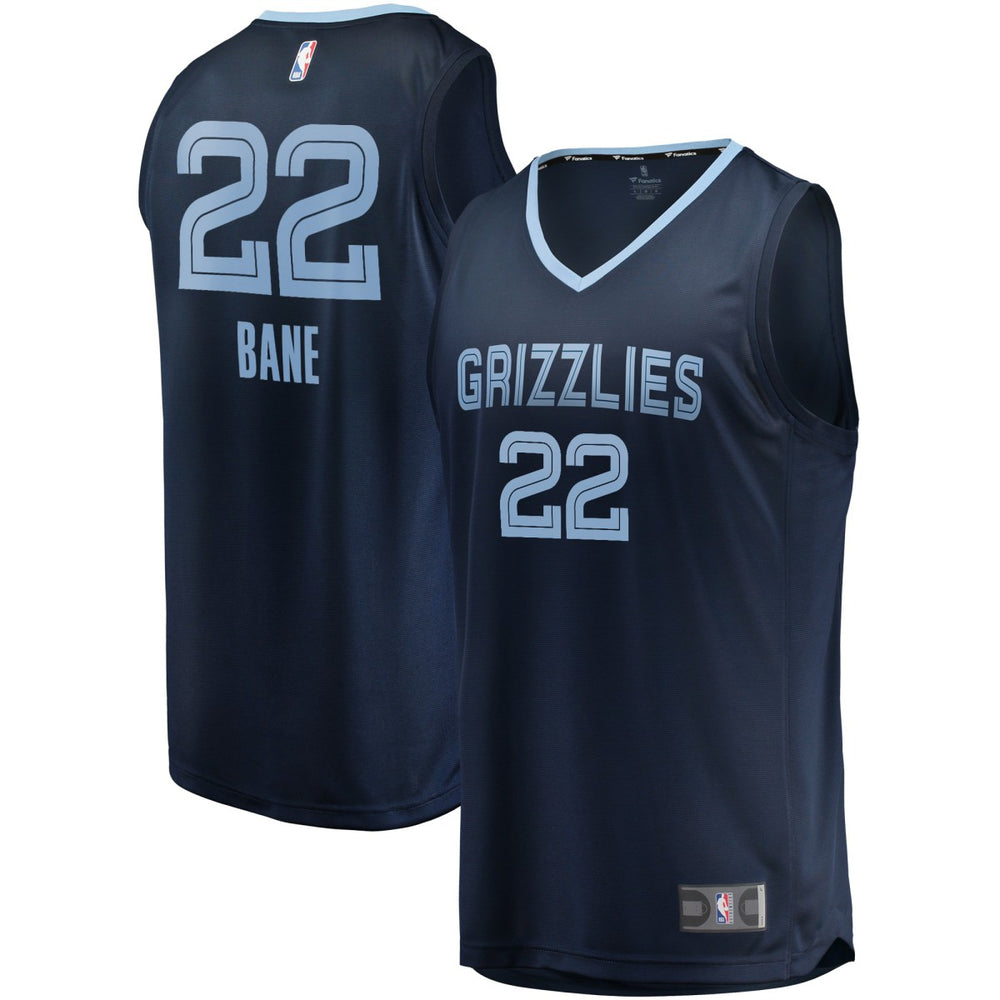 Icon Edition Desmond Bane Memphis Grizzlies 2020 NBA Draft First Round Pick Fast Break Replica Jersey Navy | NBA