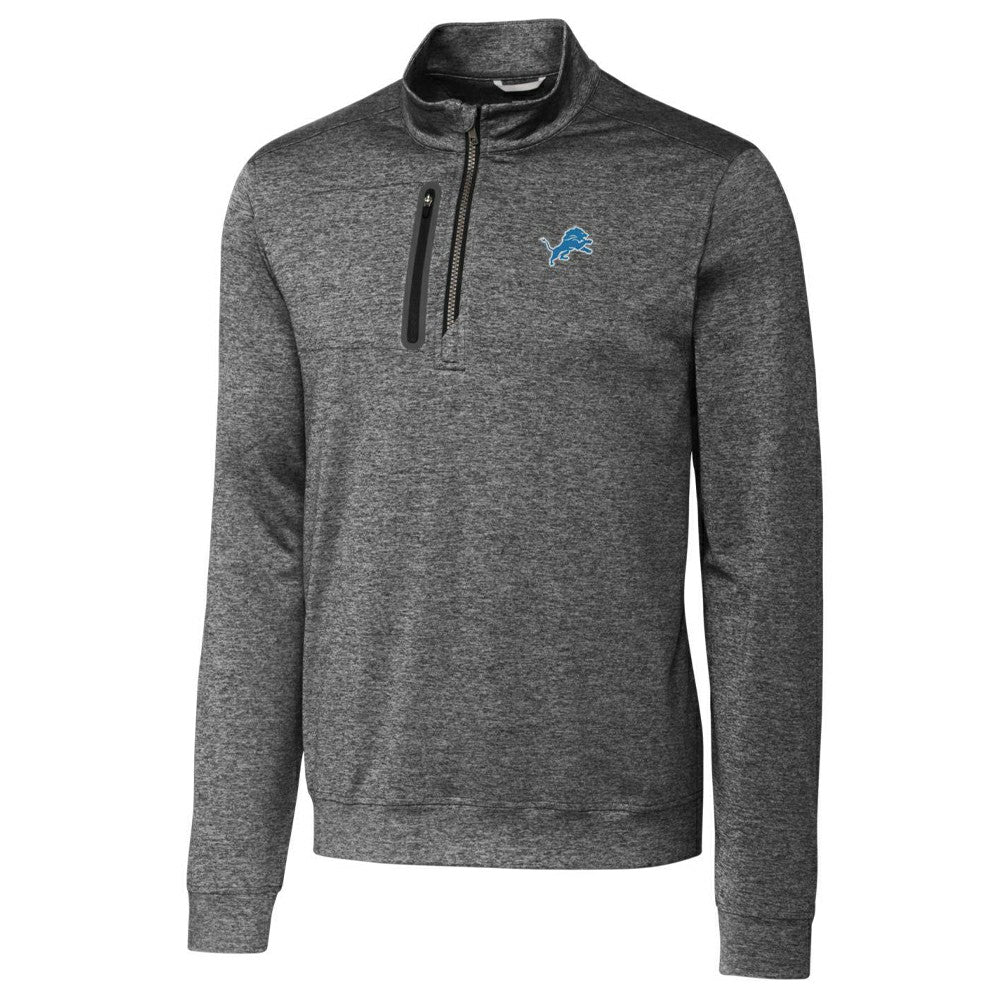 Detroit Lions Cutter & Buck Stealth Quarter-Zip Jacket | NFL Discount