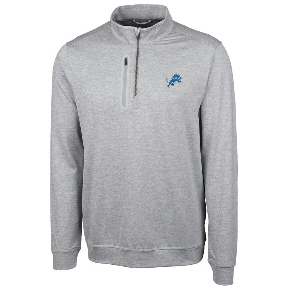 Detroit Lions Cutter & Buck Stealth Quarter-Zip Jacket | NFL US
