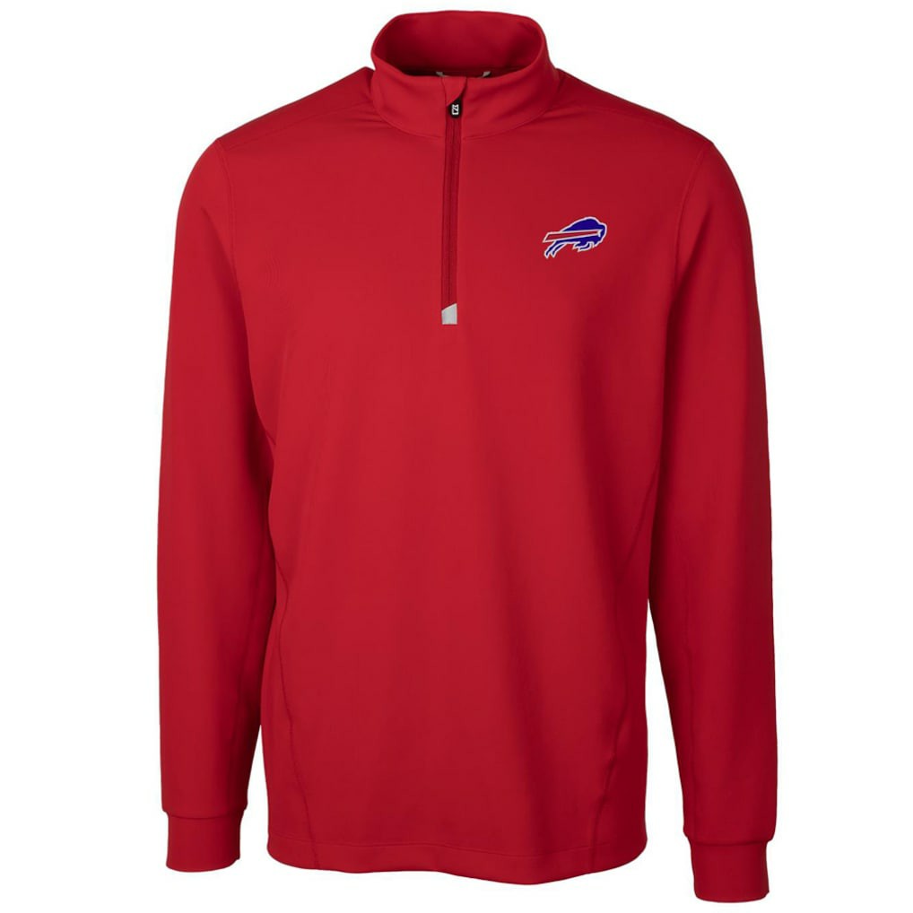 Buffalo Bills Cutter & Buck Traverse Quarter-Zip Pullover Jacket | NFL On sale