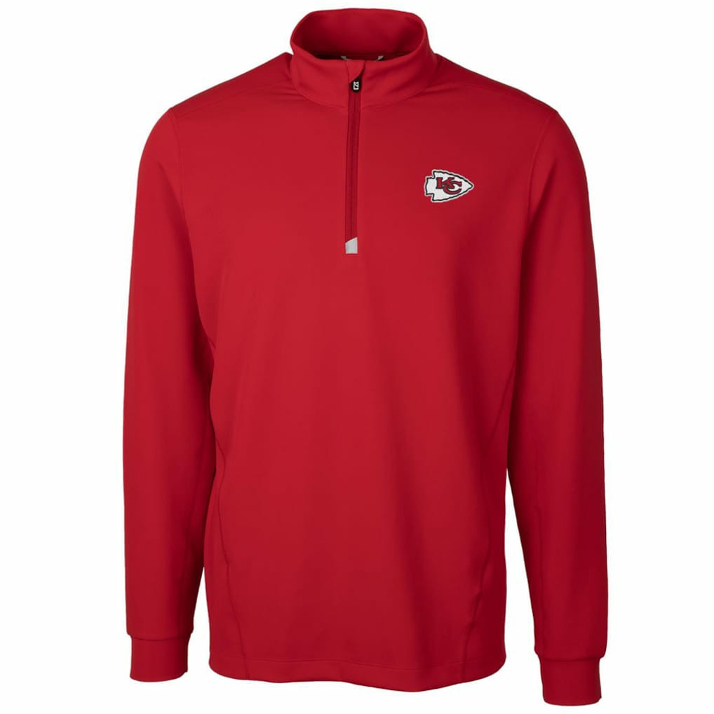 Kansas City Chiefs Cutter & Buck Traverse Quarter-Zip Pullover Jacket | NFL US