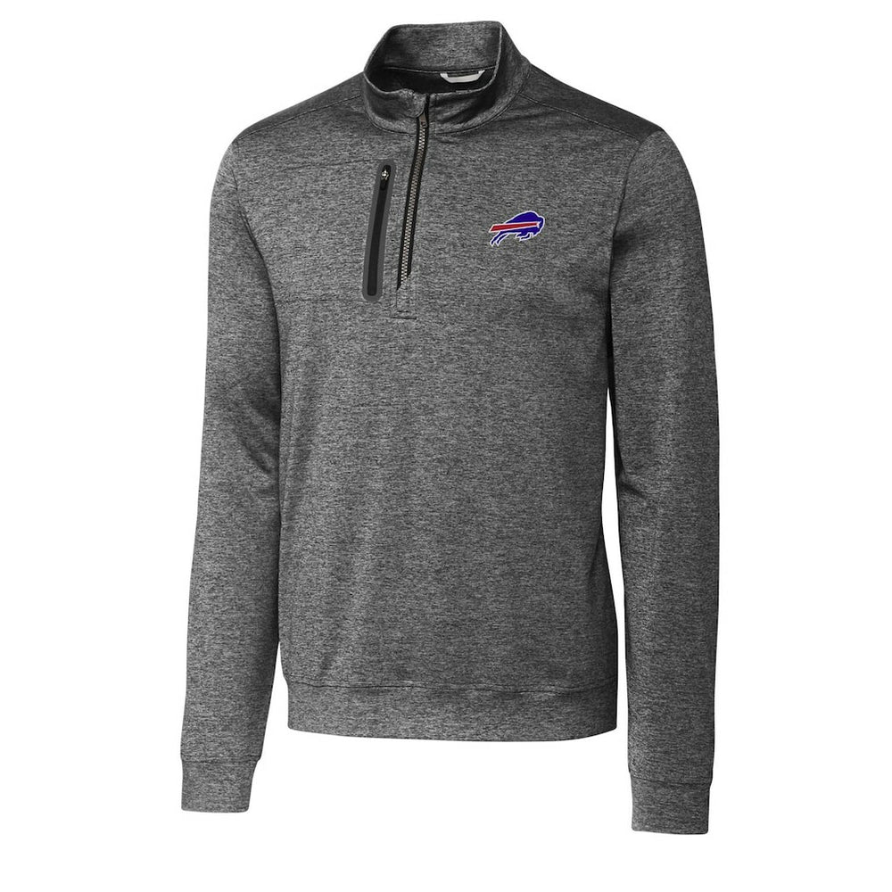 Buffalo Bills Cutter & Buck Big & Tall Stealth Quarter-Zip Pullover Jacket | NFL Online