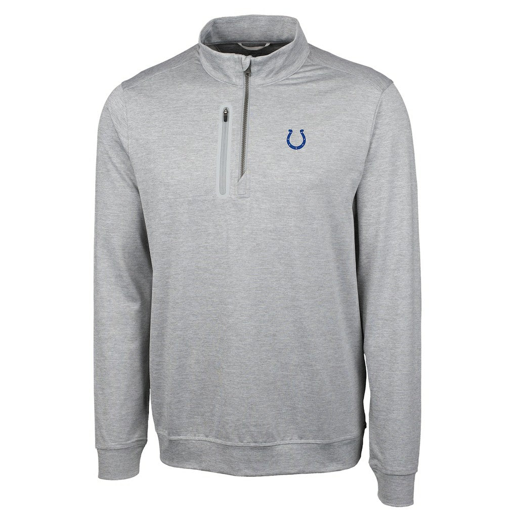 Indianapolis Colts Cutter & Buck Big & Tall Stealth Quarter-Zip Pullover Jacket | NFL Hot