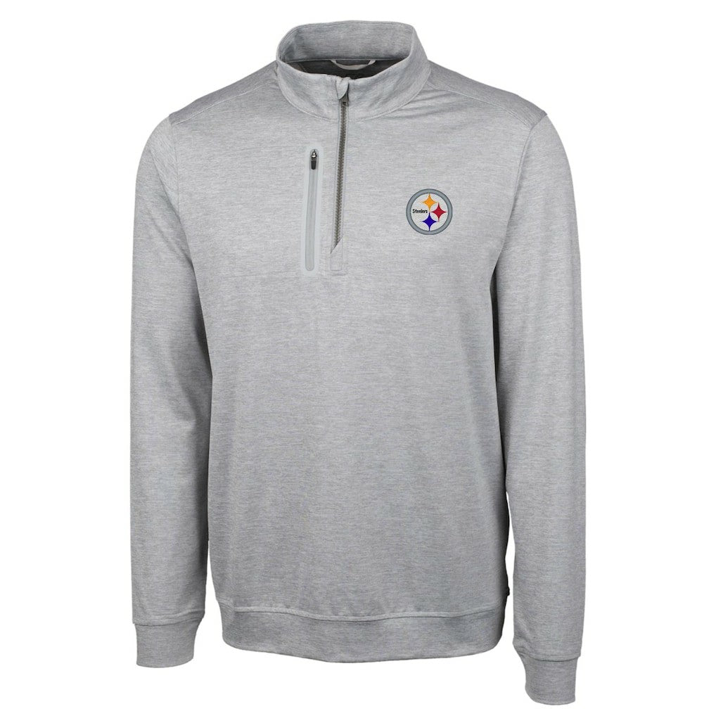 Pittsburgh Steelers Cutter & Buck Big & Tall Stealth Quarter-Zip Pullover Jacket | NFL US