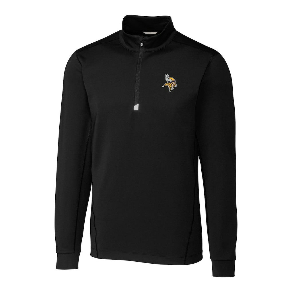 Minnesota Vikings Cutter & Buck Big & Tall Traverse Quarter-Zip Pullover Jacket | NFL Online