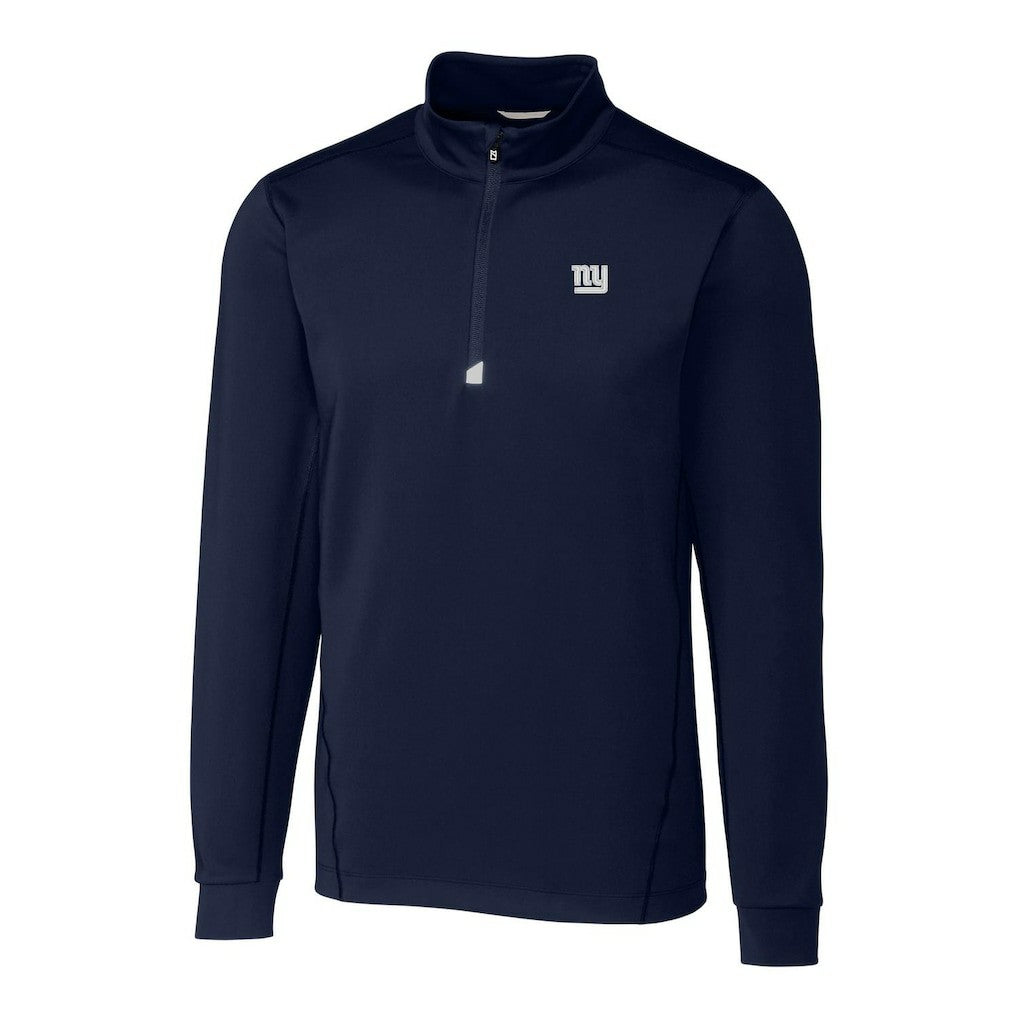 New York Giants Cutter & Buck Big & Tall Traverse Quarter-Zip Pullover Jacket | NFL On sale