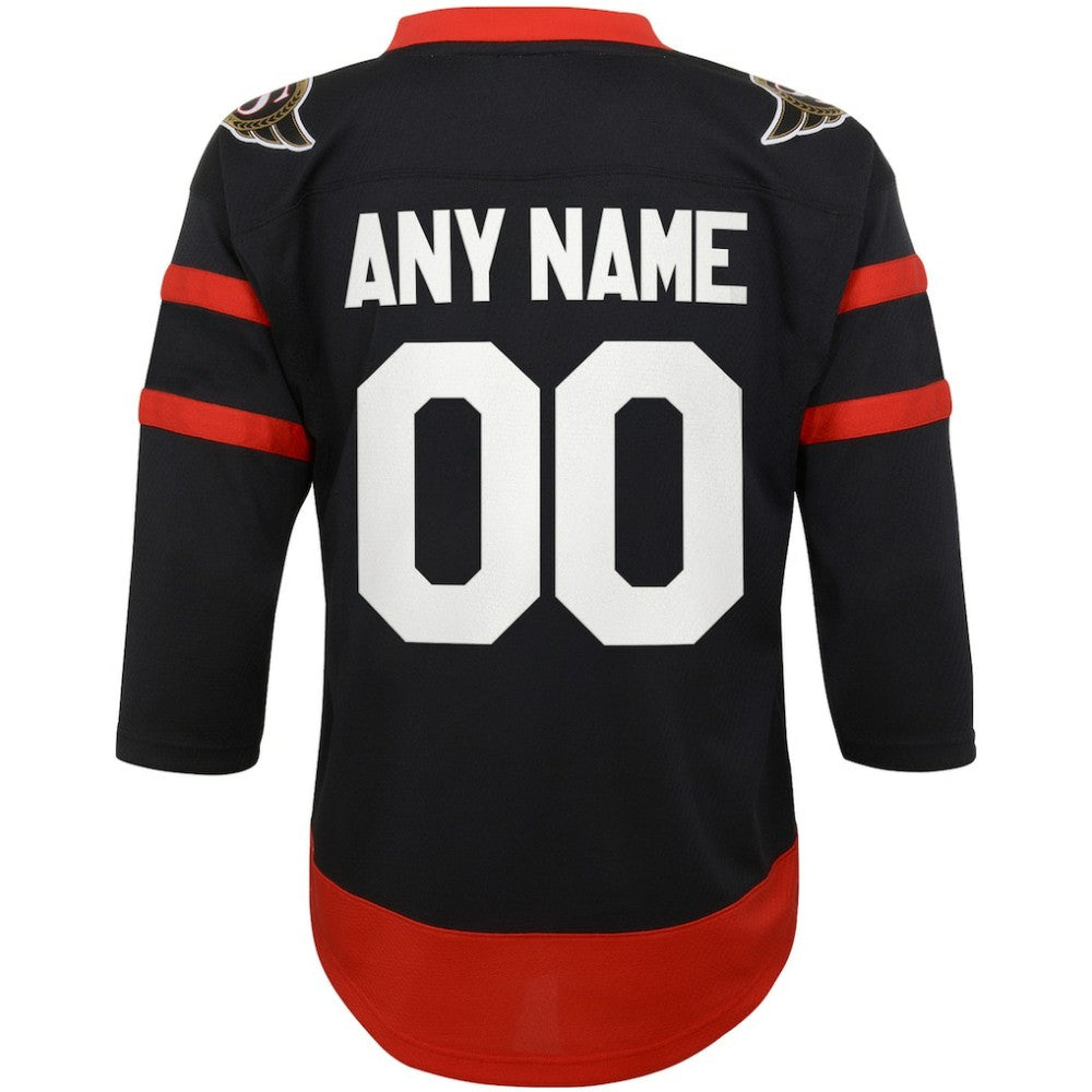 Ottawa Senators Youth Home Replica Custom Jersey -  NHL Jerseys