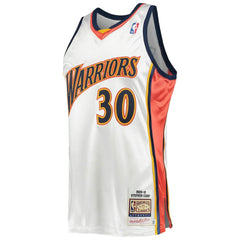 White Stephen Curry Golden State Warriors 2009/10 Hardwood Classics Authentic Jersey sale | NBA