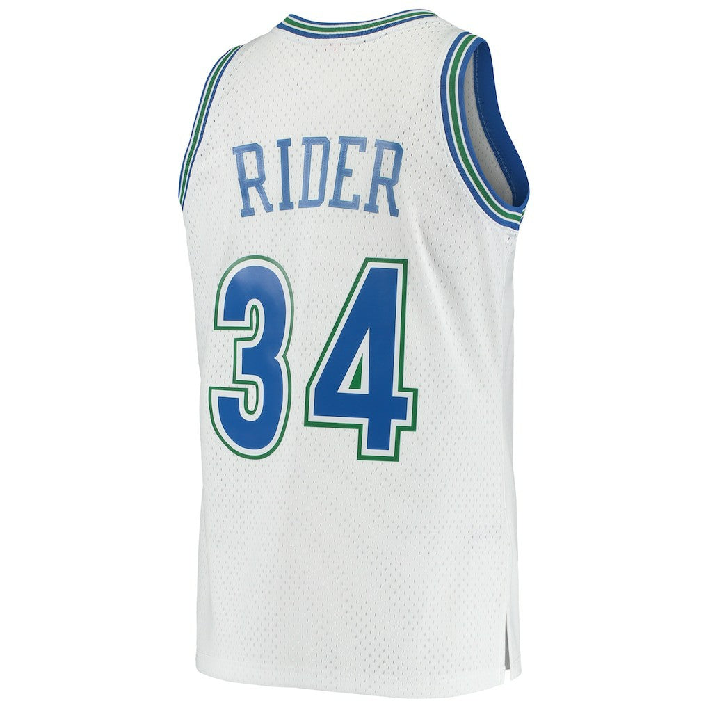 White Isaiah Rider Minnesota Timberwolves 1995/96 Hardwood Classics Swingman Jersey | NBA
