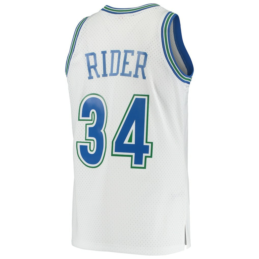 White Isaiah Rider Minnesota Timberwolves 1995/96 Hardwood Classics Swingman Jersey | NBA