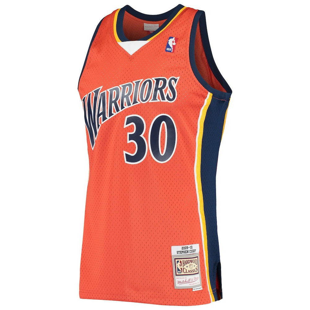 Orange Stephen Curry Golden State Warriors Hardwood Classics Swingman Jersey sale | NBA